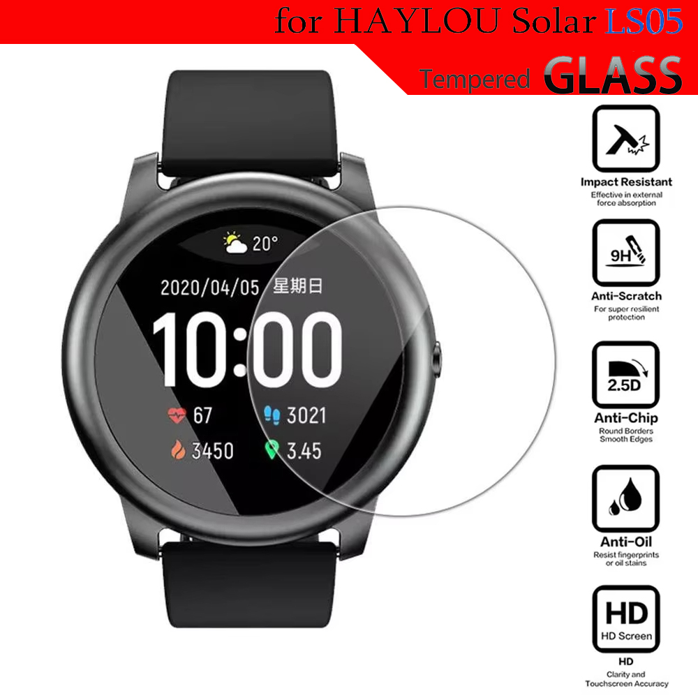 Smartwatch Screen Film - Tempered Glass For HayLou Solar LS05