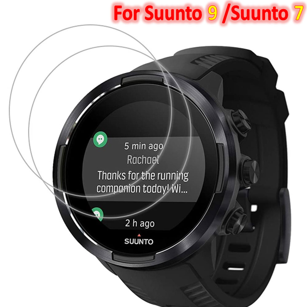 Tempered Glass Screen 9H - 2Pcs Clear Tempered Glass For Suunto