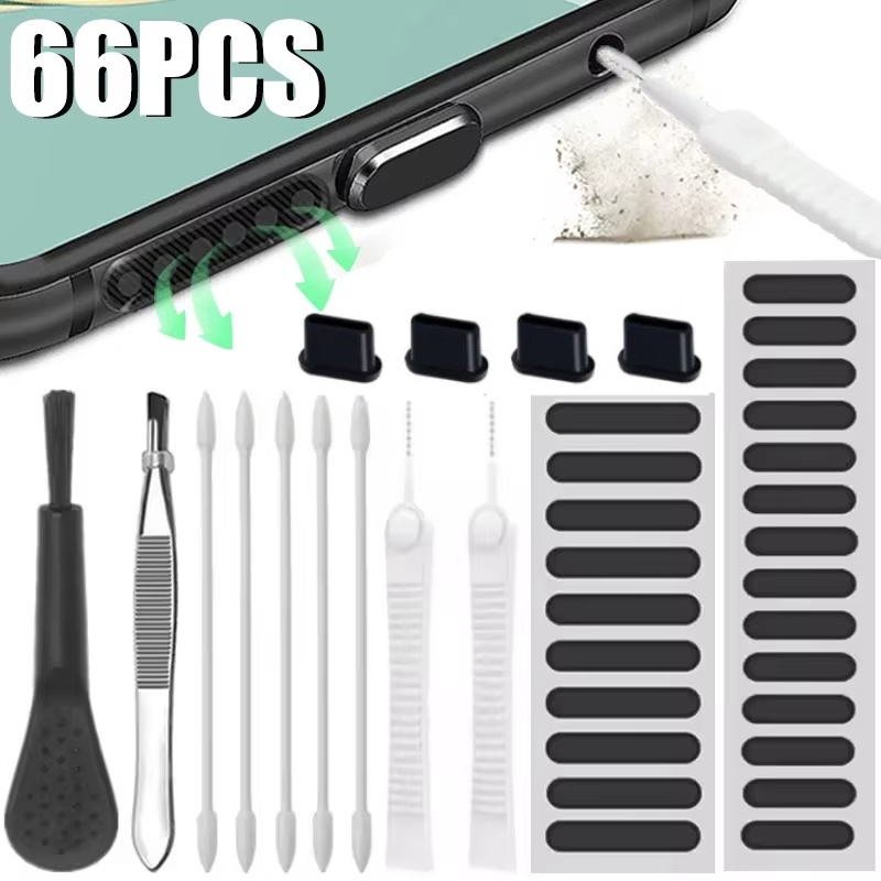 Dust Removal Sticker - Phone Cleaning Set Speaker Dust Plug