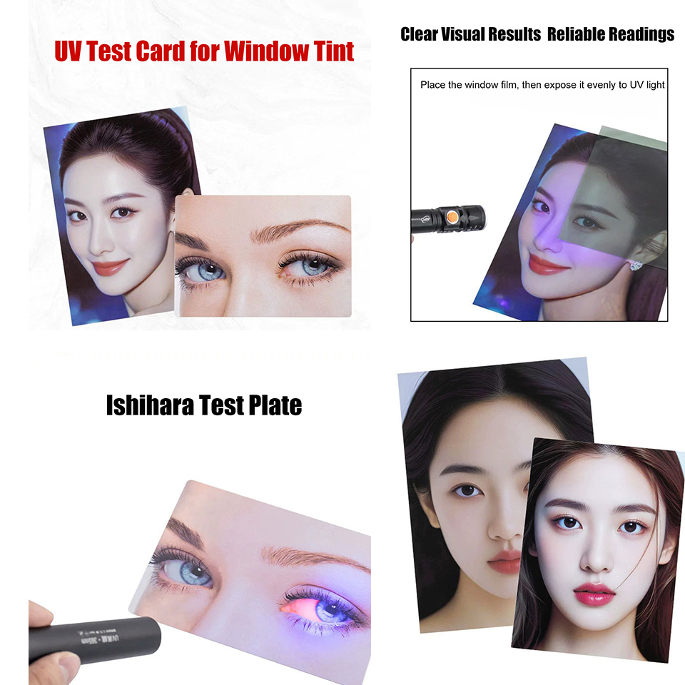 Blue Light & UV Test Card for  - Anti Blue Light Film review and price