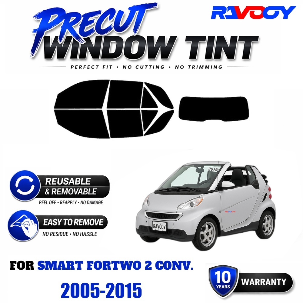 RAVOOY Precut Window Tint, Reu - Air Bubble Remover review and price