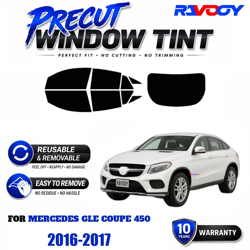 RAVOOY Precut Window Tint, Reu - Air Bubble Remover review and price