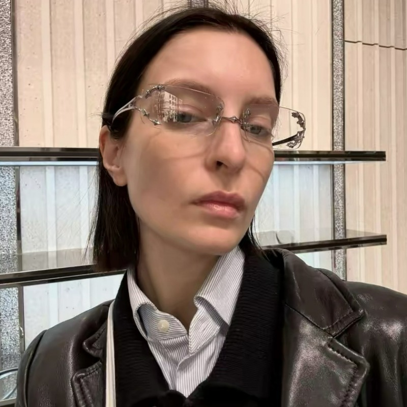 Vintage Rimless Square Star Gl - Anti Blue Light Film review and price
