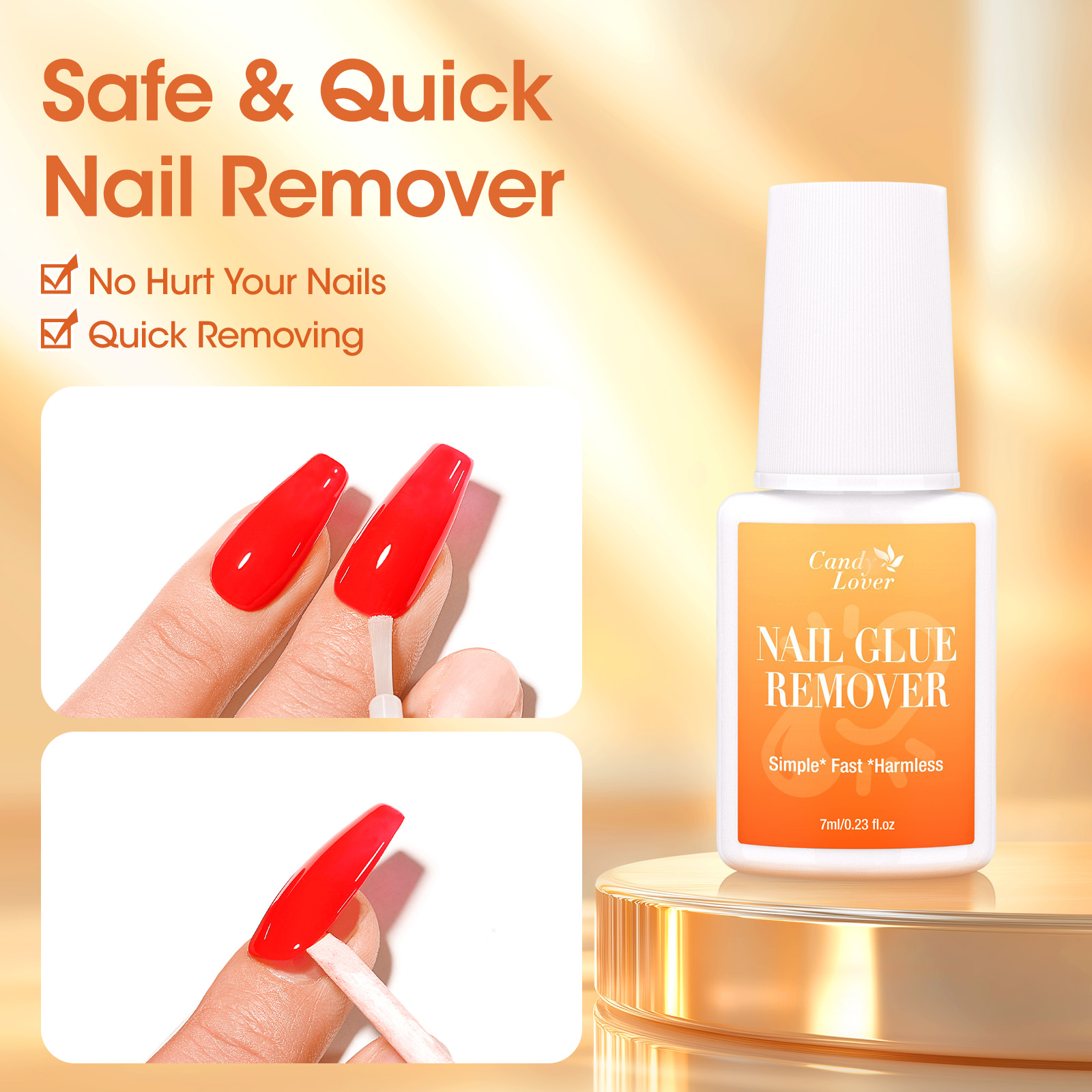 Super Strong Nail Glue Remover - Liquid Uv Glue Kit review and price